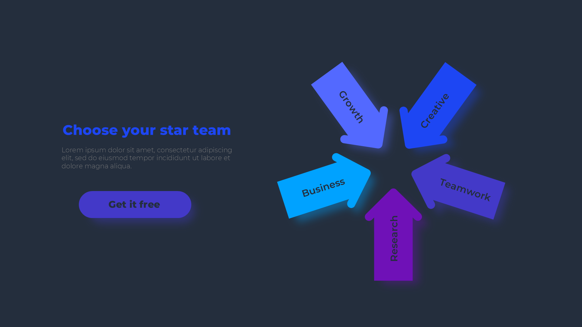 Infographic Solutions [dark] slide 7